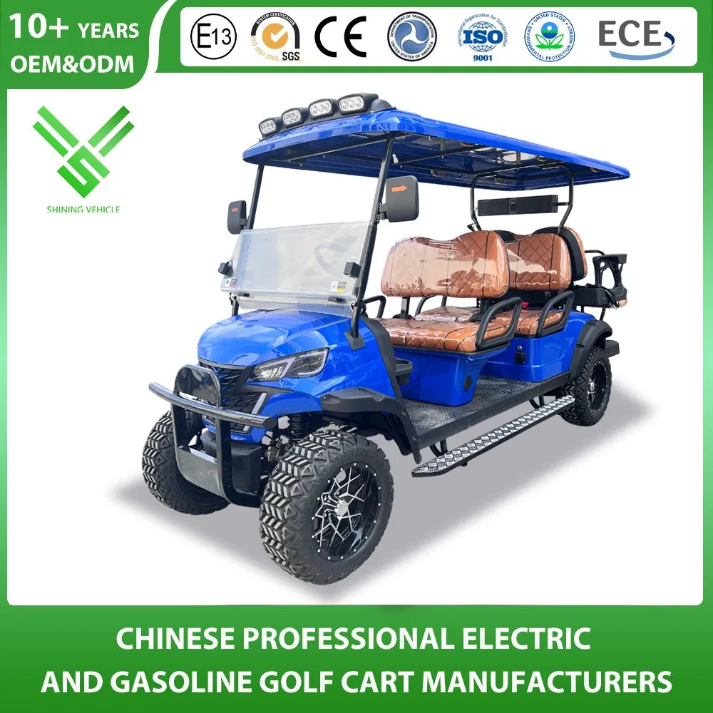 2/4/2+2 Seater/Seat 40km/H Electric Battery Karts Car 5kw/7kw Intelligent AC Motor Offroad Car Hunting Buggy Utility Trolley Sightseeing Golf Cart Factory