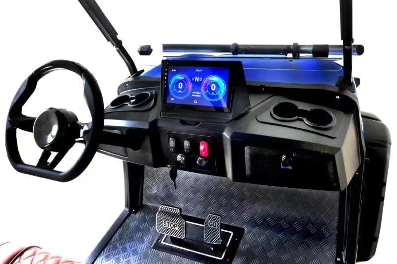 4-Seater Electric Cart Golf Carts off Road with Bump Custom Body Color Seat Color Lifted