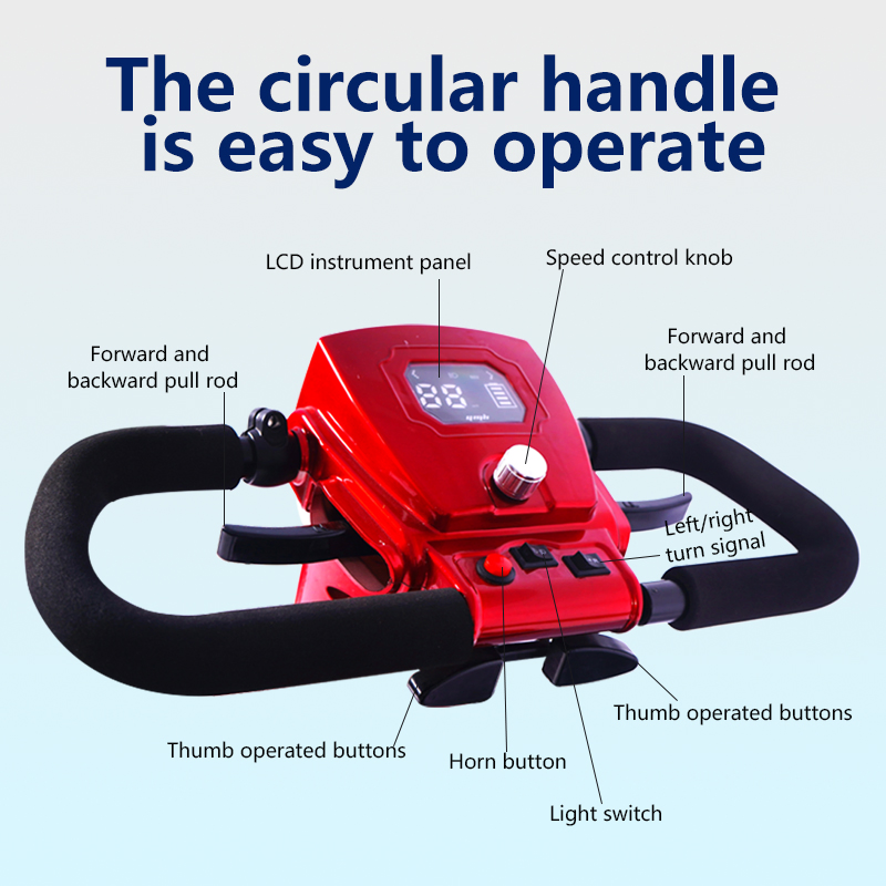 Adjustable Seats Eco-Friendly and Energy-Efficient Event Guidance Course Advertising Used Electric Scooter Electric Golf Cart