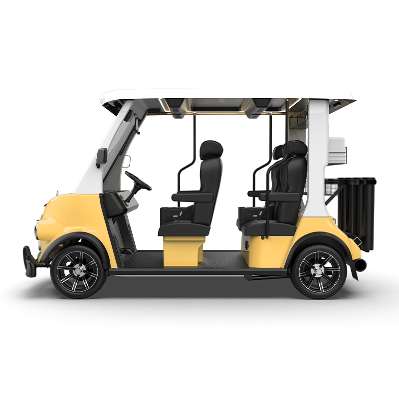 ODM Electric Agv Golf Cart 4-Seater Custom Yellow