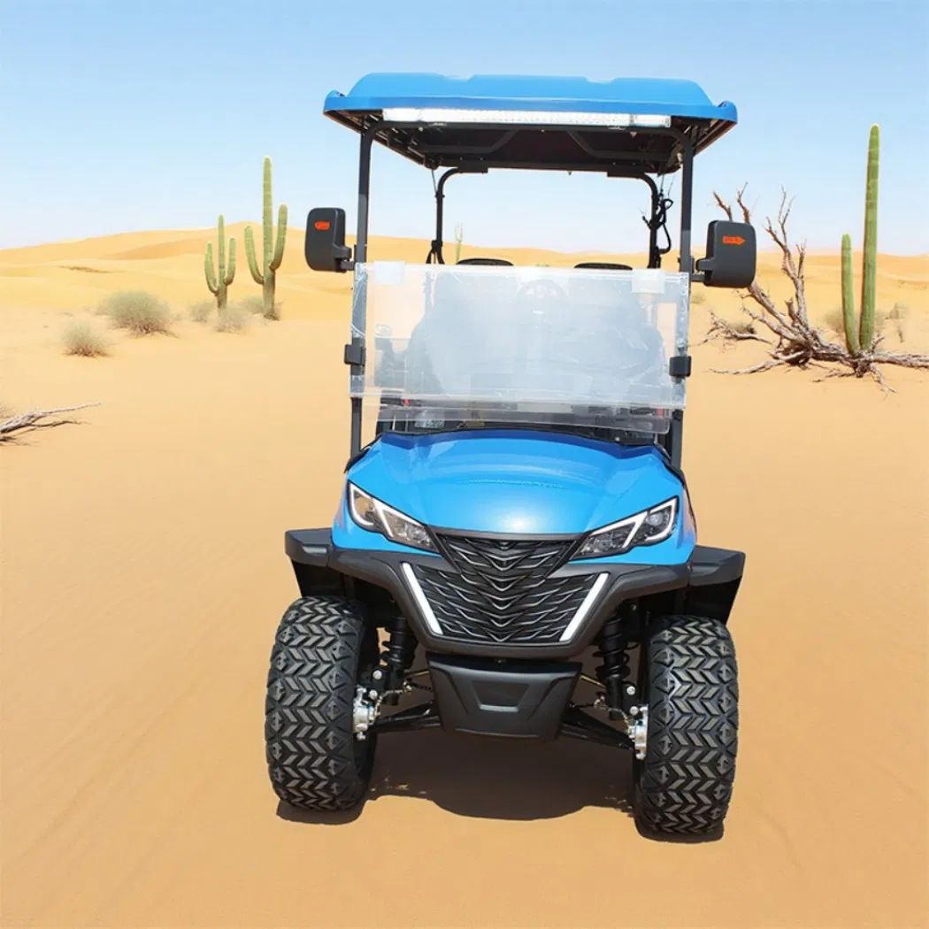 Chinese Green Advanced Golf Buggy off Road Street Legal Mini EV Golf Cart 4 Seater Pedal Pedal Charging Box Electric Used Sale