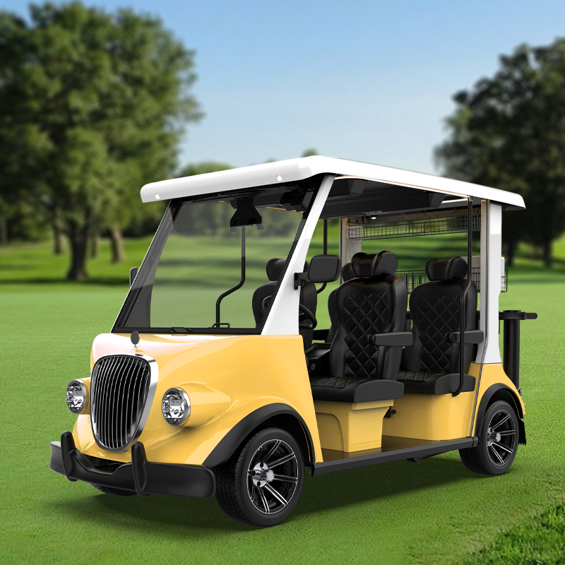ODM Electric Agv Golf Cart 4-Seater Custom Yellow