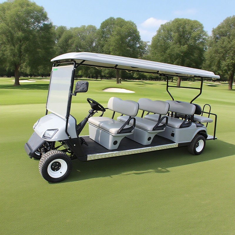 High-Performance 8 Passenger Capacity Seats Electric-Powered Golf Carts for Sale Golf Course/Resort/Utility Cart Buggy