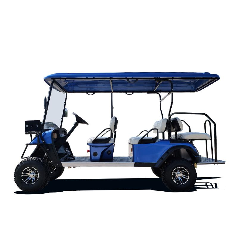 Camping Ground Marine Resort 6 Seater off-Road Golf Carts Electric Golf Cart