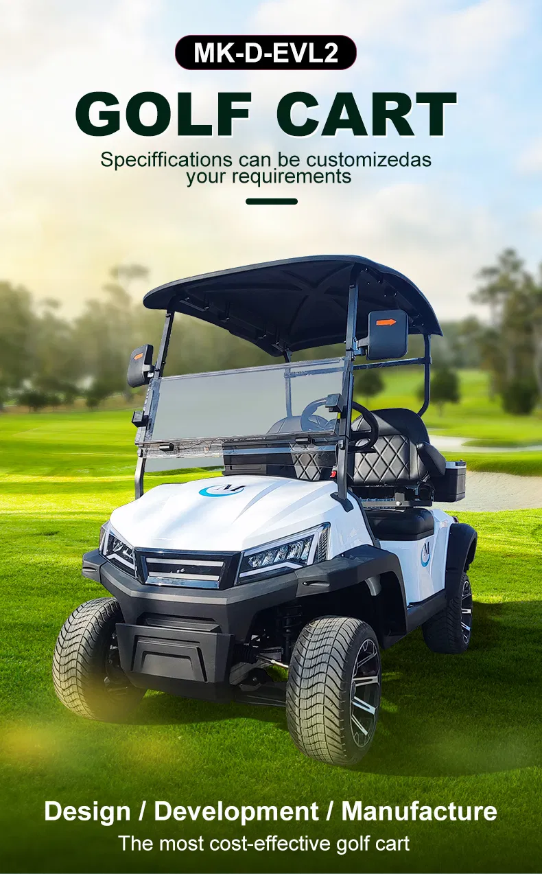 Electric Golf Cart Front View