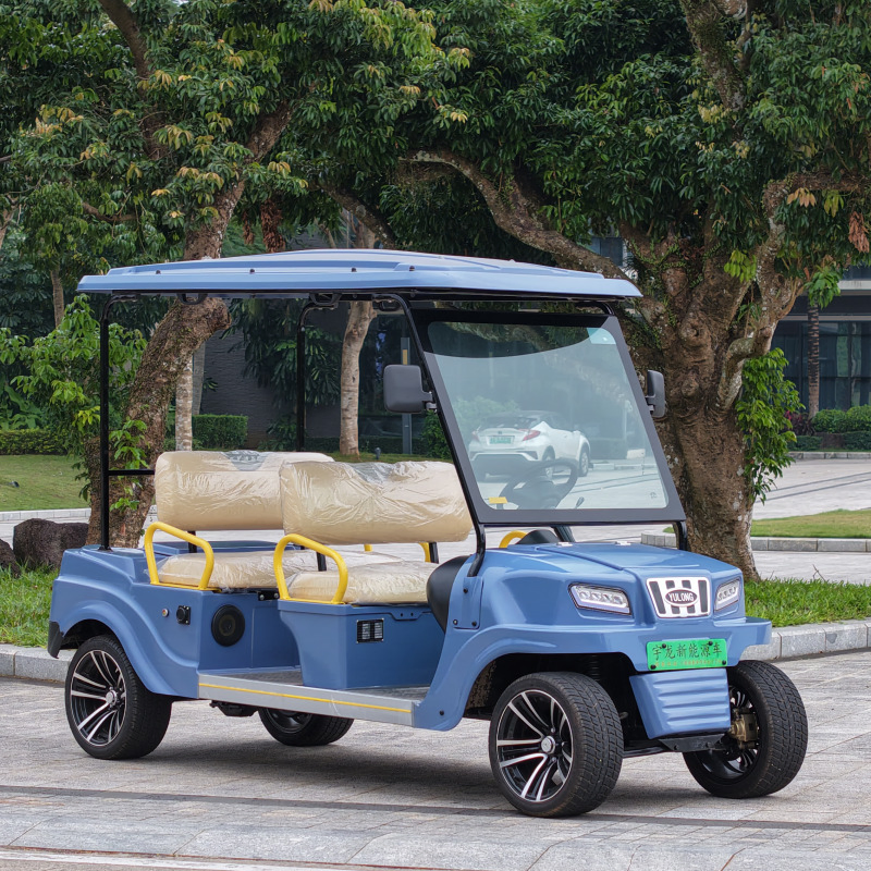 Light System for Singapore Resorts with Clear-Signal Golf Cart