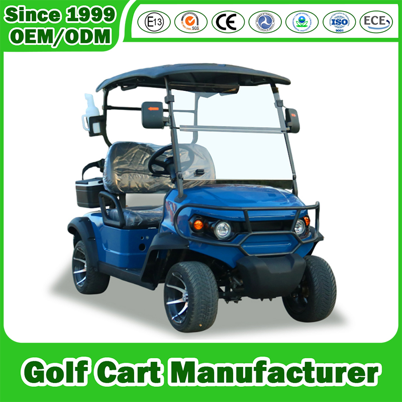 Electric Sightseeing Golf 2/4/6/8/10 Seater Mini Electric Hunting off Road Club Car Buggy 48V 72V Golf Cargo Cart with Lithium/Lead Acid Battery/Solar Panel CE
