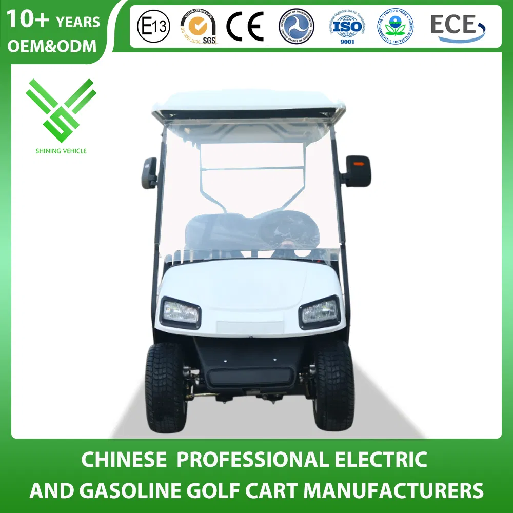 Resort Hospital OEM Utility Matte Black 8 Person Electric Vehicle Lifted Golf Carts