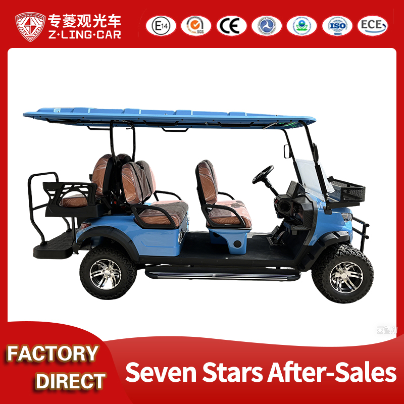 Zlingcar Brand Multi-Purpose Electric Golf Cart with Truck Box Cargo