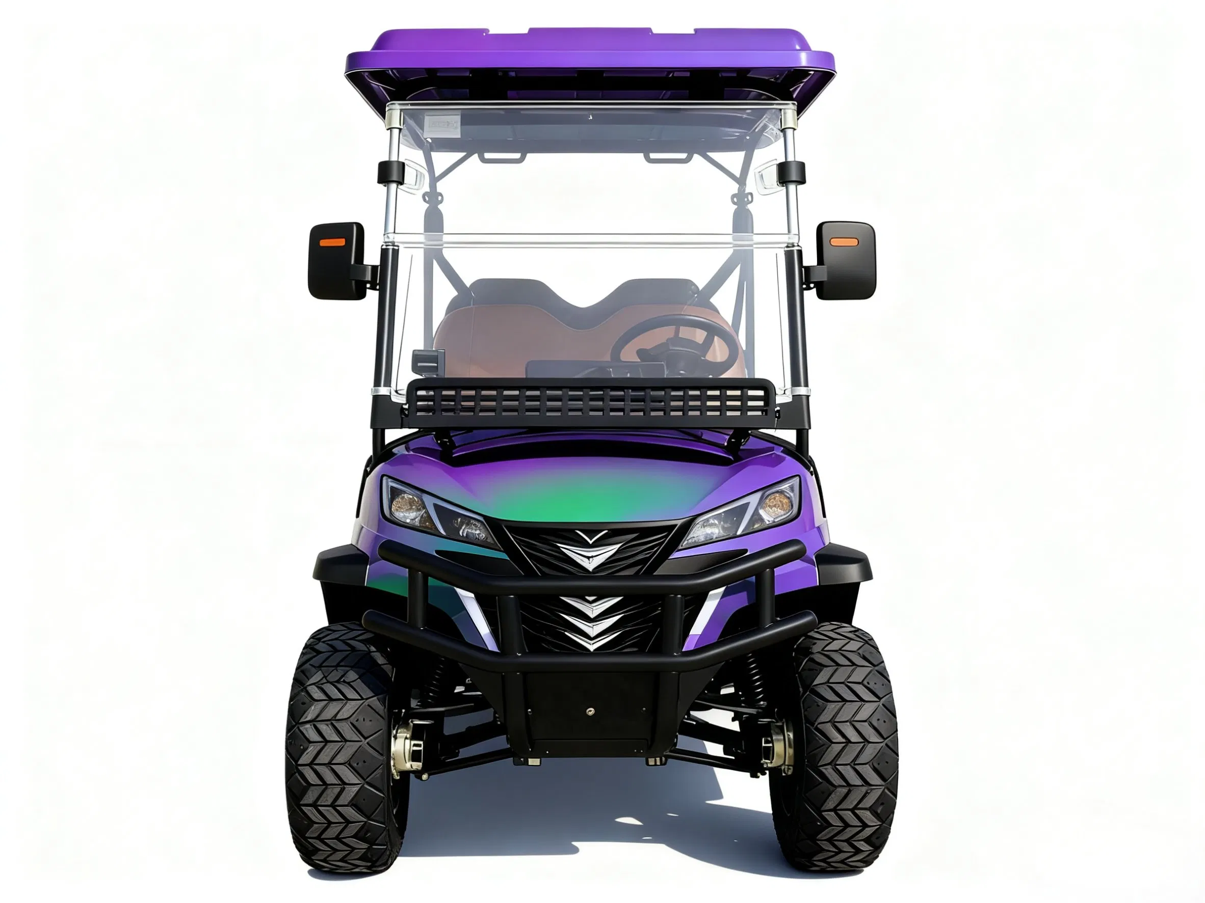 All-Terrain 6-Seater Electric Golf Cart with Waterproof Wiring &amp; Rust-Resistant Frame