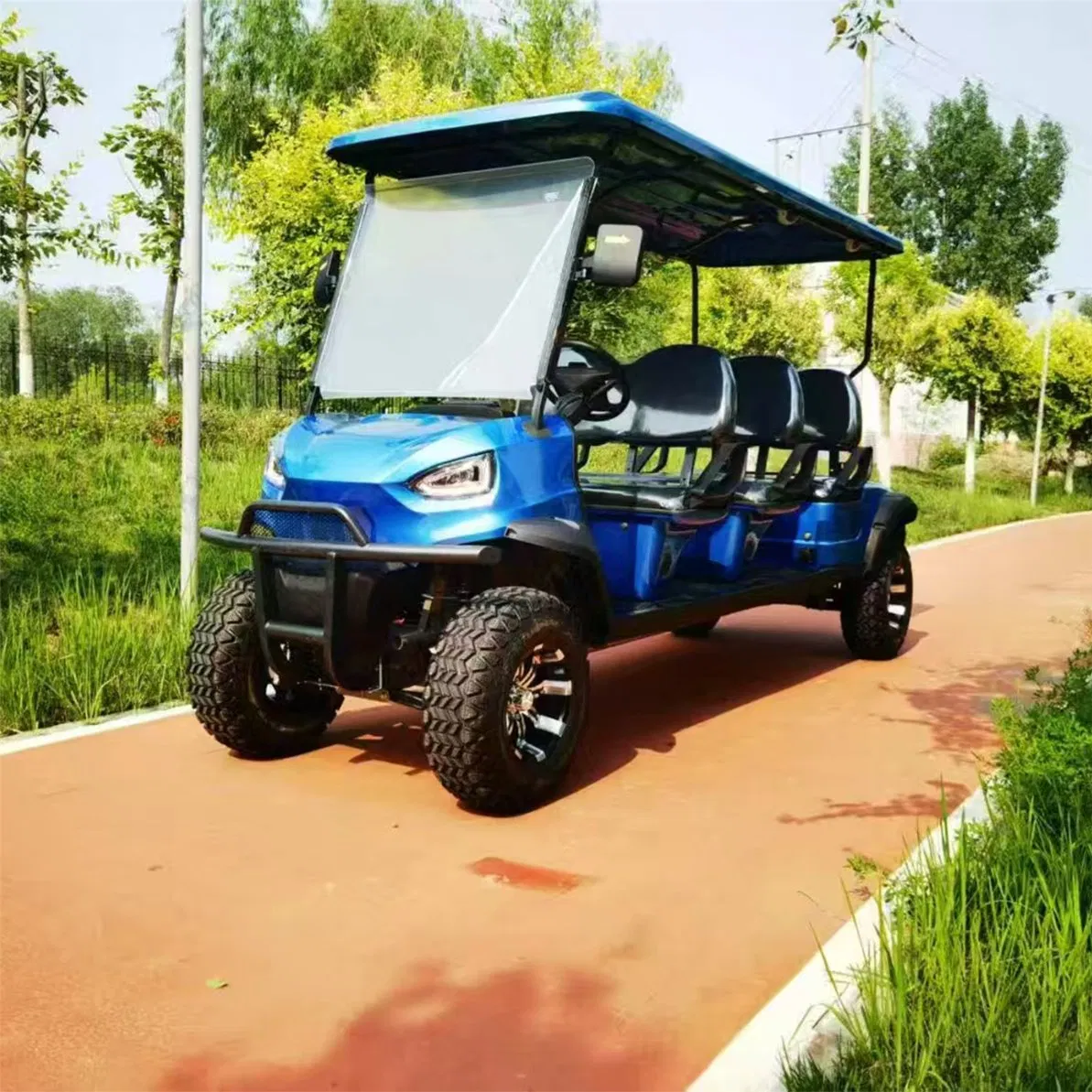 Used Electric New 6-Seater Golf Cart 150mm Ground Clearance 4wheel