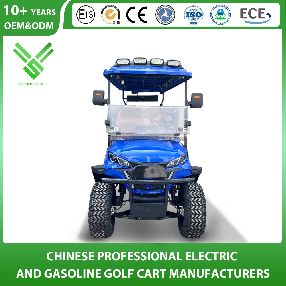 2/4/2+2 Seater/Seat 40km/H Electric Battery Karts Car 5kw/7kw Intelligent AC Motor Offroad Car Hunting Buggy Utility Trolley Sightseeing Golf Cart Factory