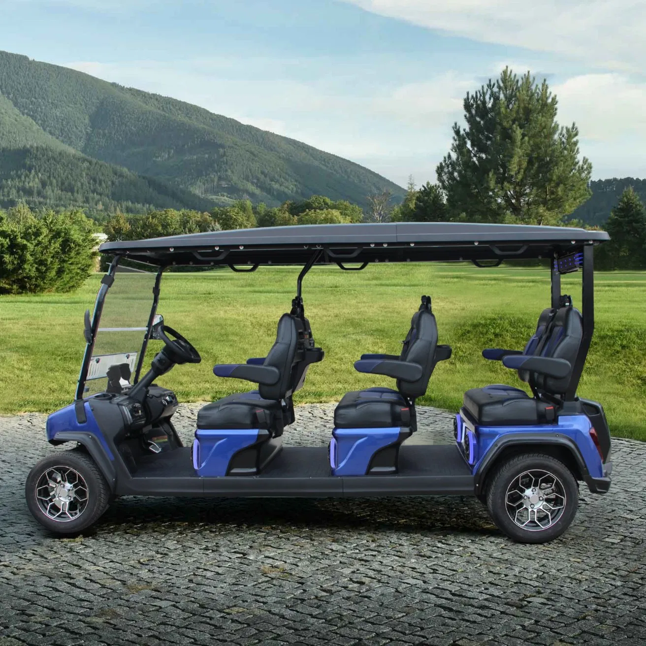 Hdk Foldable 6 Seater Ranger Electric Golf Cart