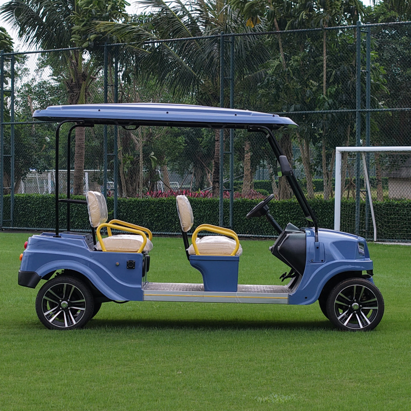 Light System for Singapore Resorts with Clear-Signal Golf Cart