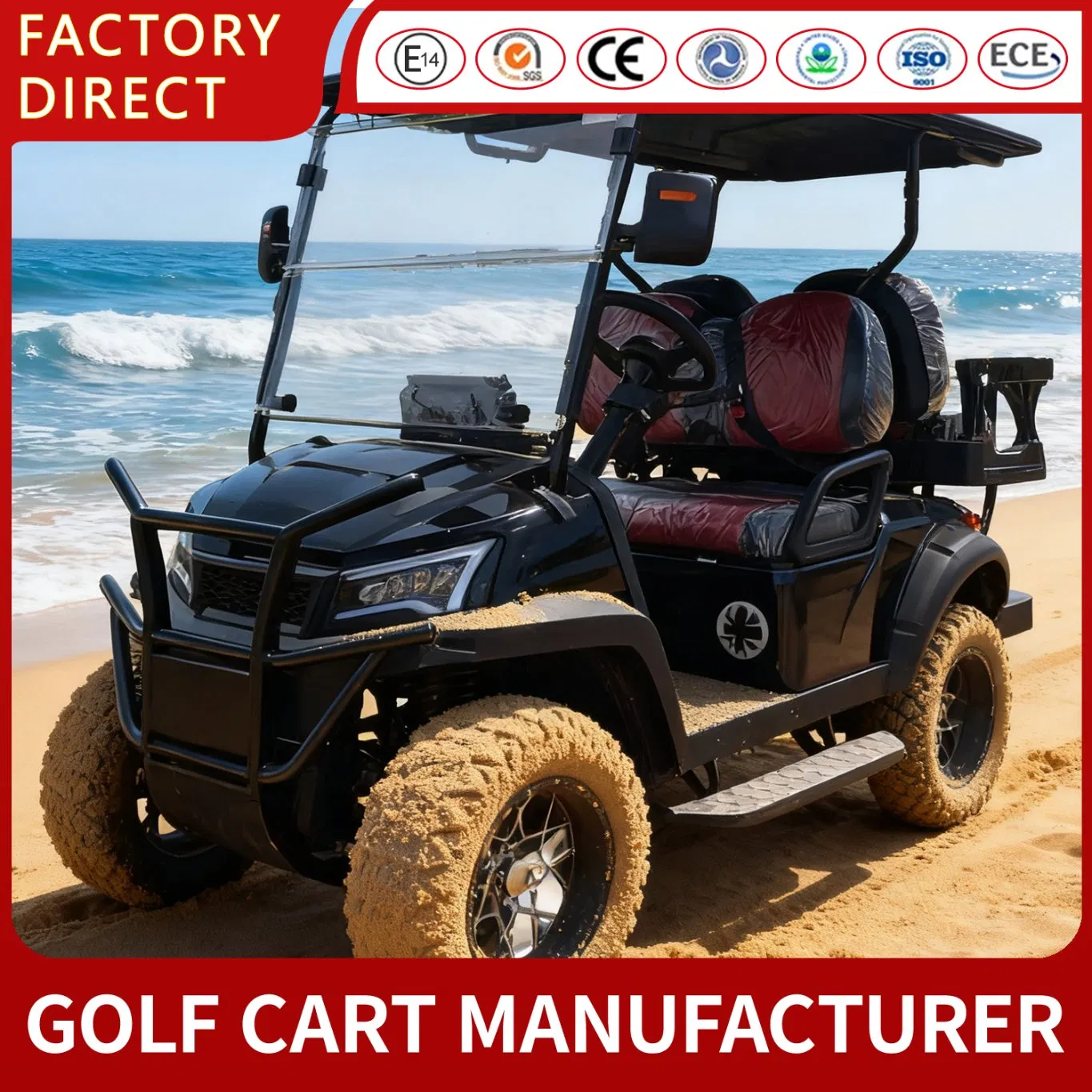 Zlingcar China High-Performance Street Legal Golf Cart with Lithium Battery