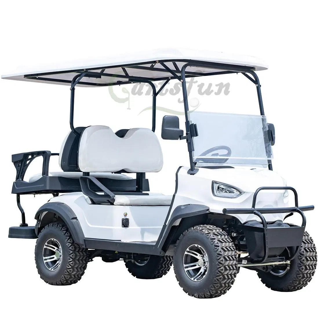 2023 Factory Outlet 2 4 6 8 Person Seat Lithium Battery Folding Electric Golf Carts
