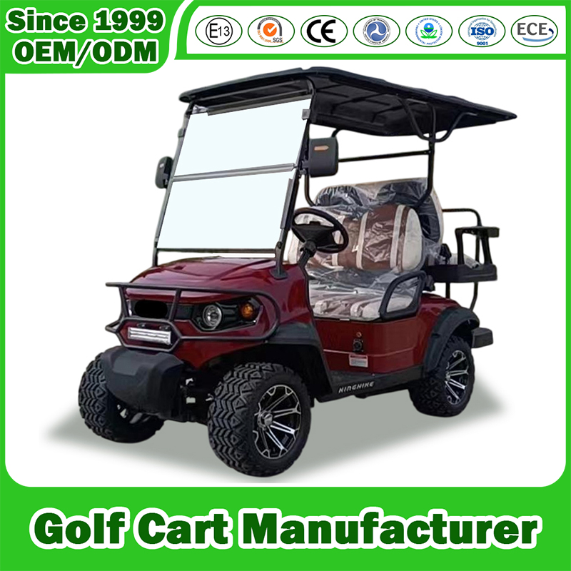 Electric Sightseeing Golf 2/4/6/8/10 Seater Mini Electric Hunting off Road Club Car Buggy 48V 72V Golf Cargo Cart with Lithium/Lead Acid Battery/Solar Panel CE