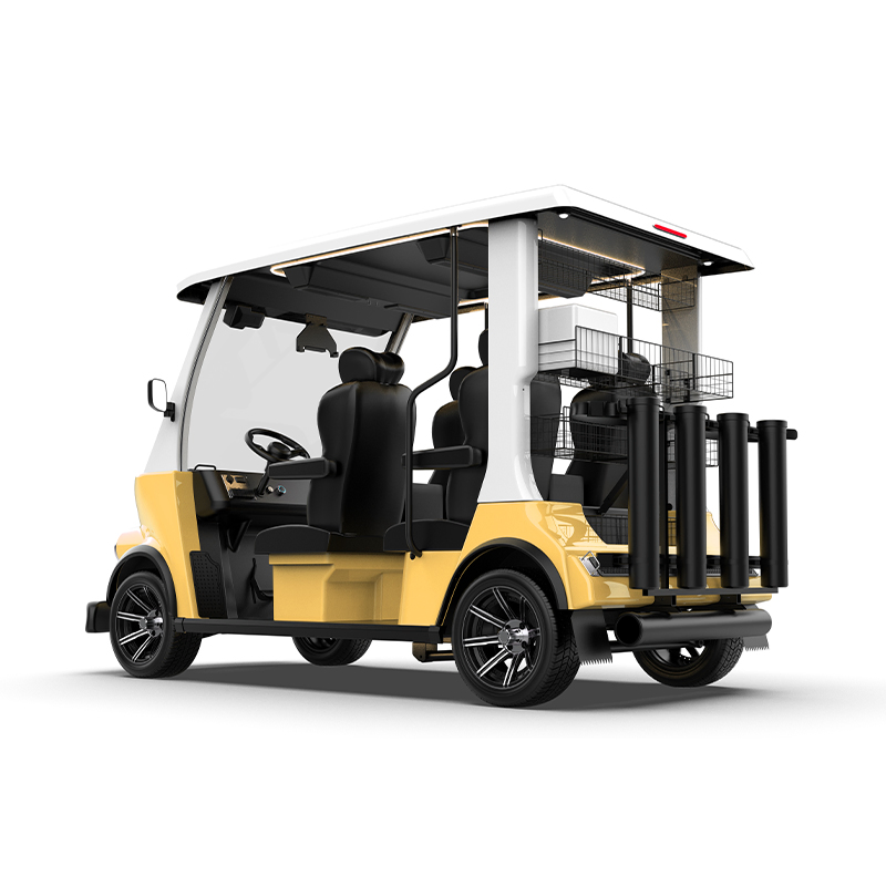 ODM Electric Agv Golf Cart 4-Seater Custom Yellow