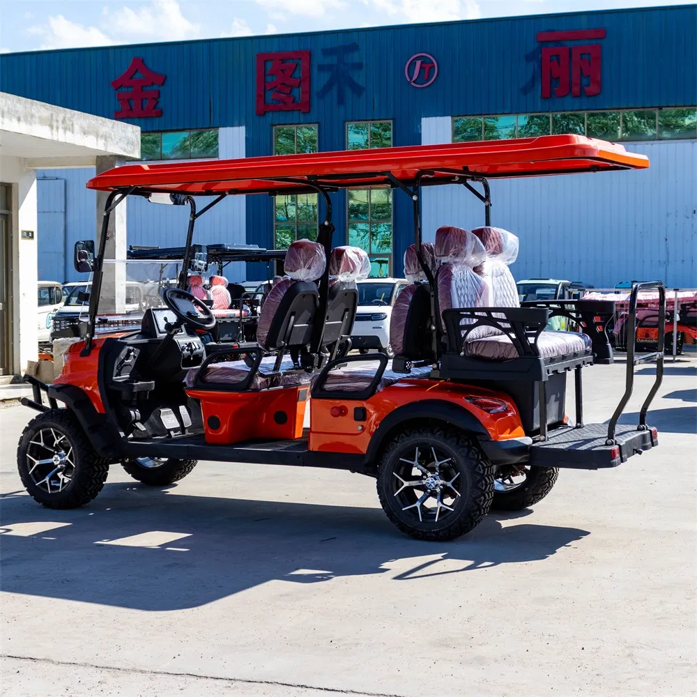 Banpo Automatic Parking 4+2 Seater Solar Panels Folding Electric Golf Cart