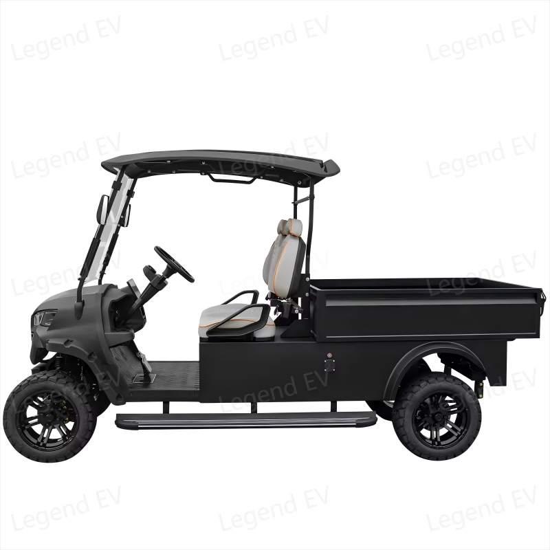 2025 Economic Farm All-Terrain Tyre Electric Buggy Hunting Utility Vehicle Golf Cart with Bed Cargo Box