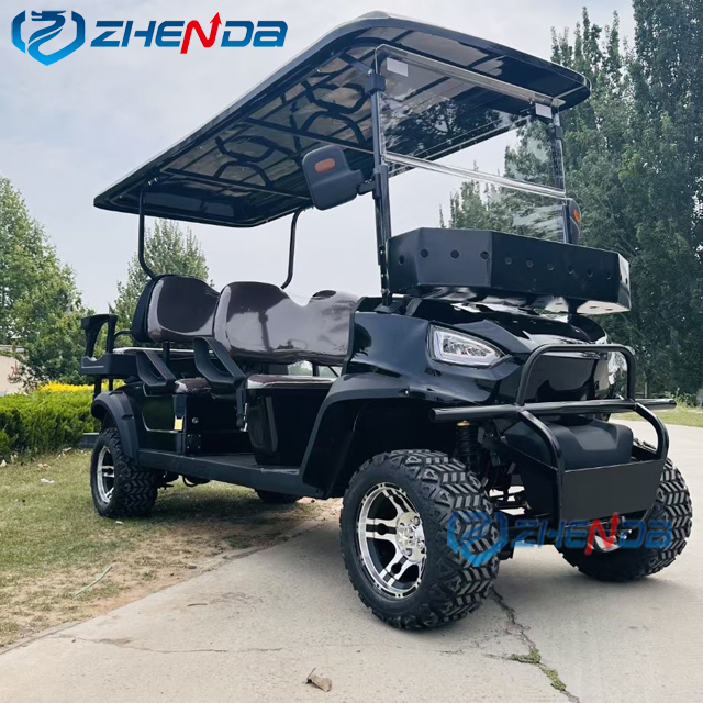 Famous Brands Steel Frame Resort Car Golf Electric Buggy Electric Long Range Golf Cart Club Cart Scooter
