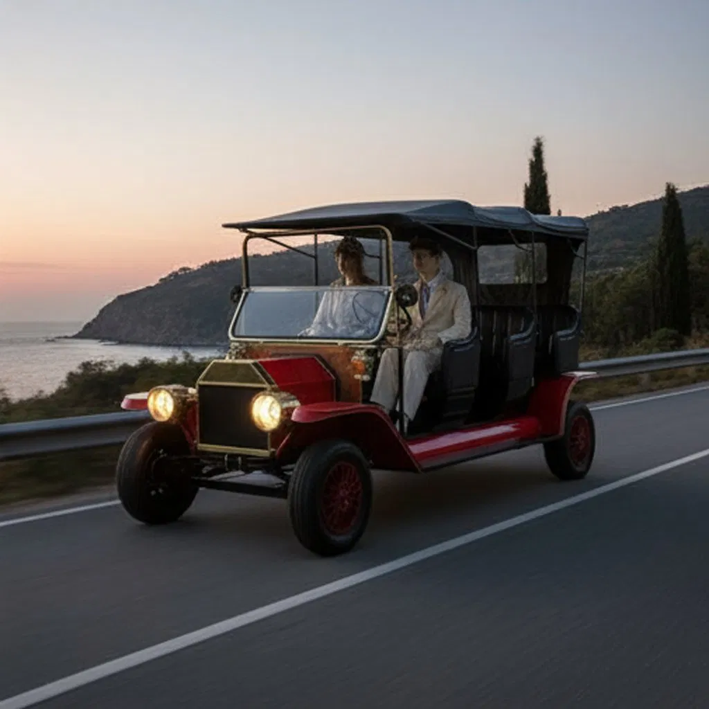 Luxury Leather Seated Comfort Golf Cart