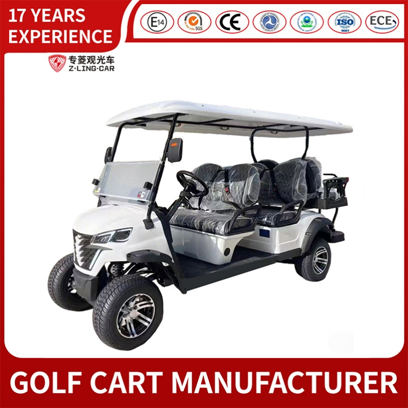 Solar Photovoltaic Panel off-Road Golf Cart with Injection-Molded Body for Resorts