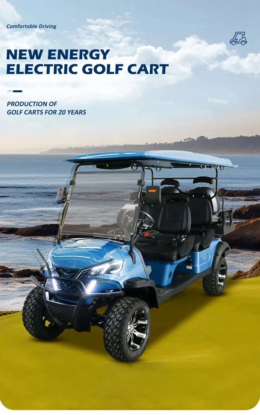 Electric Golf Cart View 1