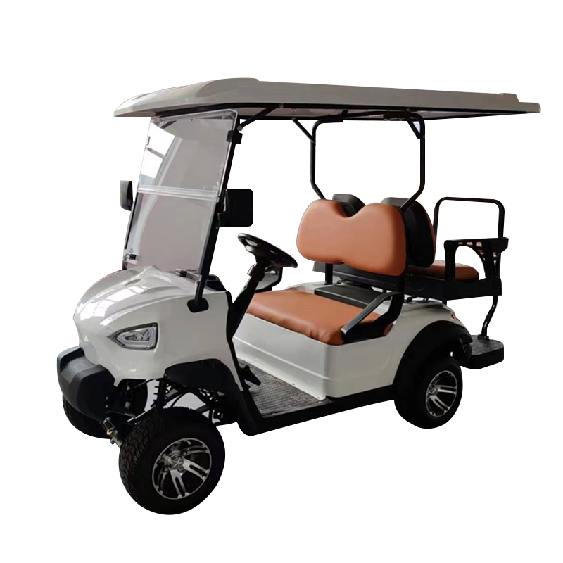 Factory Direct Sales 4 Wheel Drive 4X4 Golf Cart with Folded Back Seat