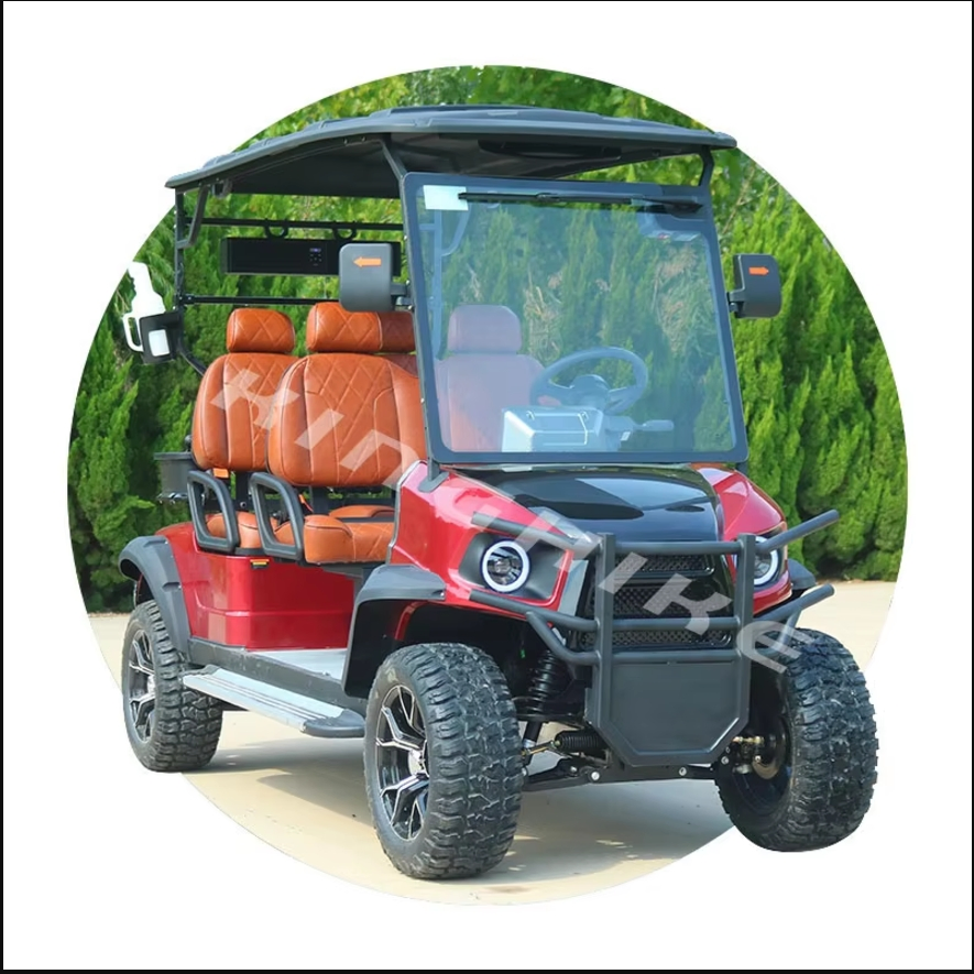 Street Legal ODM Custom Golf Cart 2 4 6 8 Seats Seater Hunting off Road Electric Golf Carts with Curtis Controller