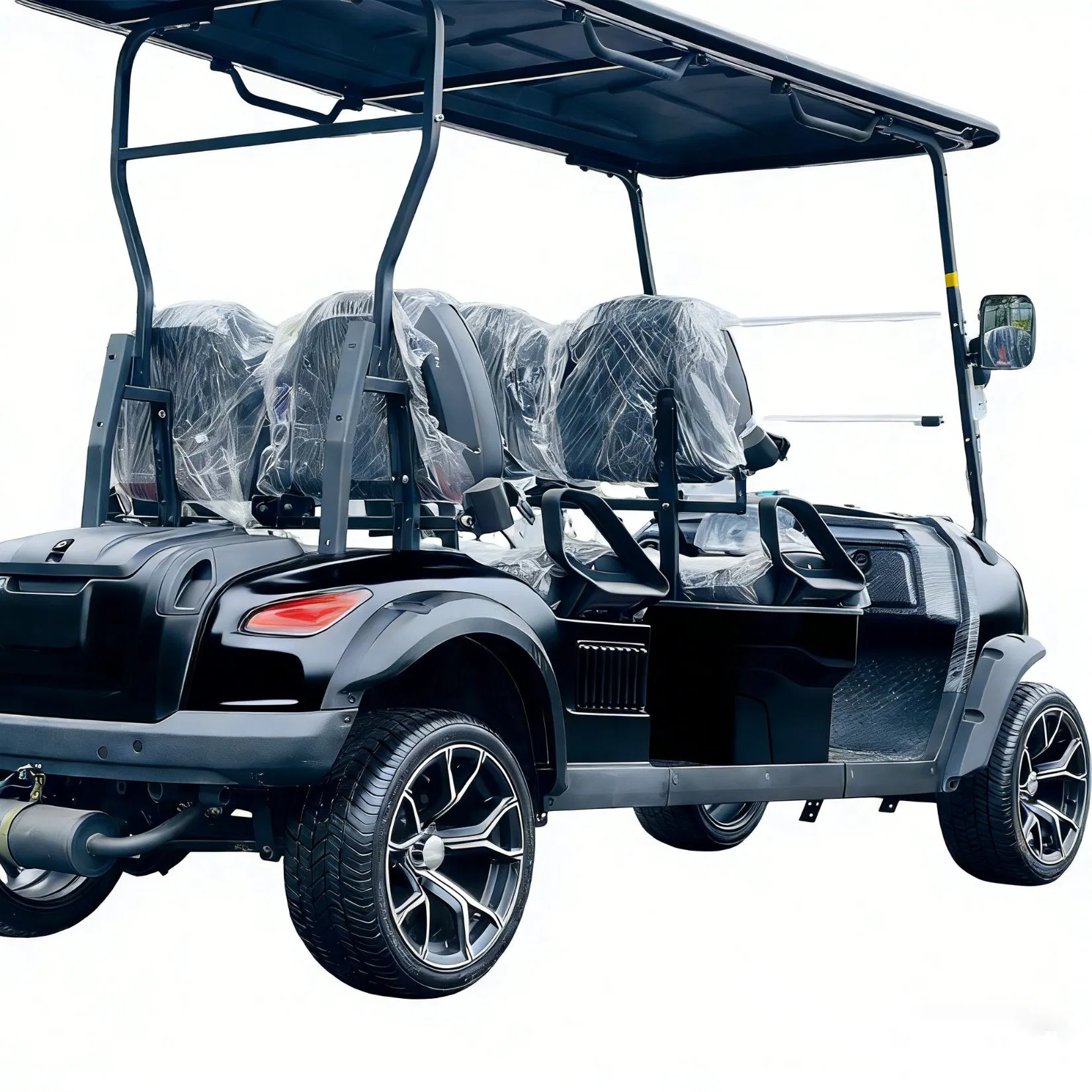 4 Passenger Electric Utility Golf Cart with Cargo Box