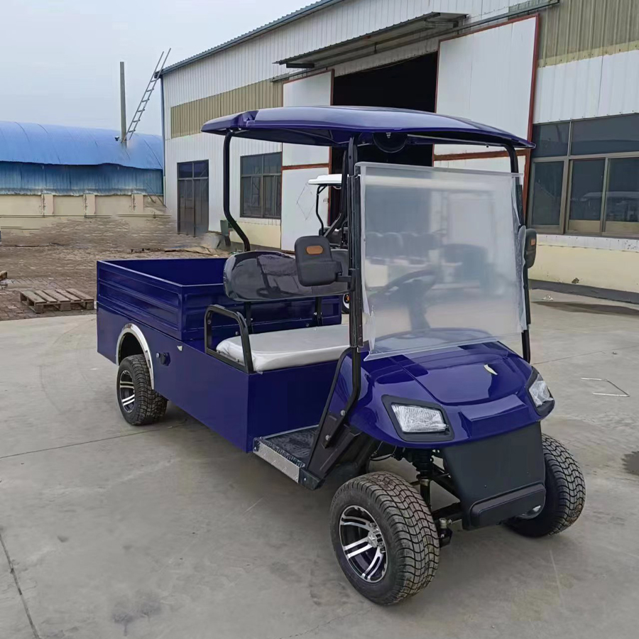 Passenger Utility Golf Cart with Aluminium Cargo Box