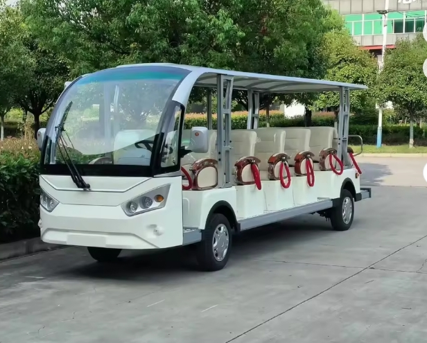 off-Road Golf Cart with Lifted Chassis - All-Terrain for Mountain Resorts &amp; Campsites