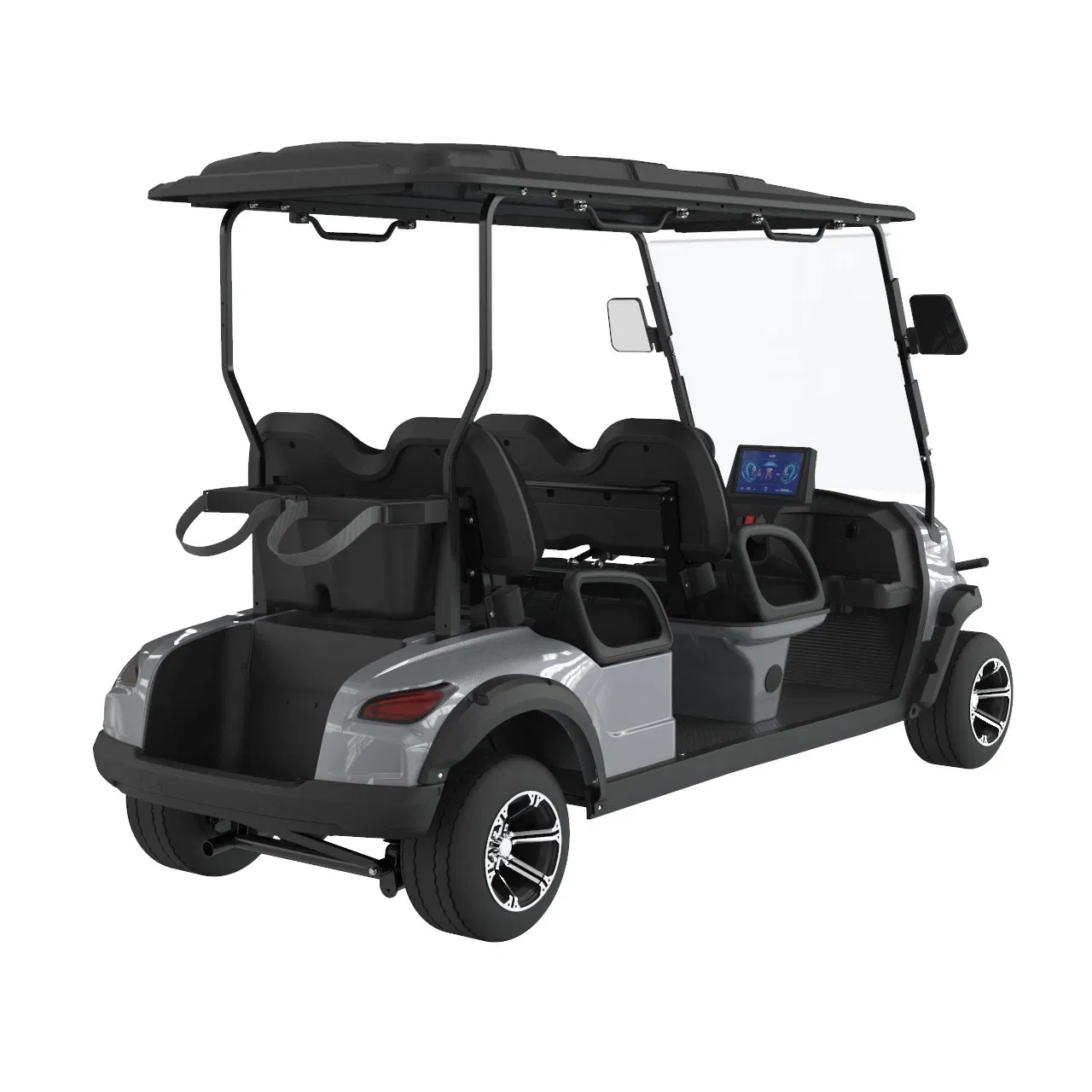 48V Lithium Battery Electric Golf Cart Street Legal 4 Passenger Resort Cart CE Certificate 500kg Curb Weight 90km