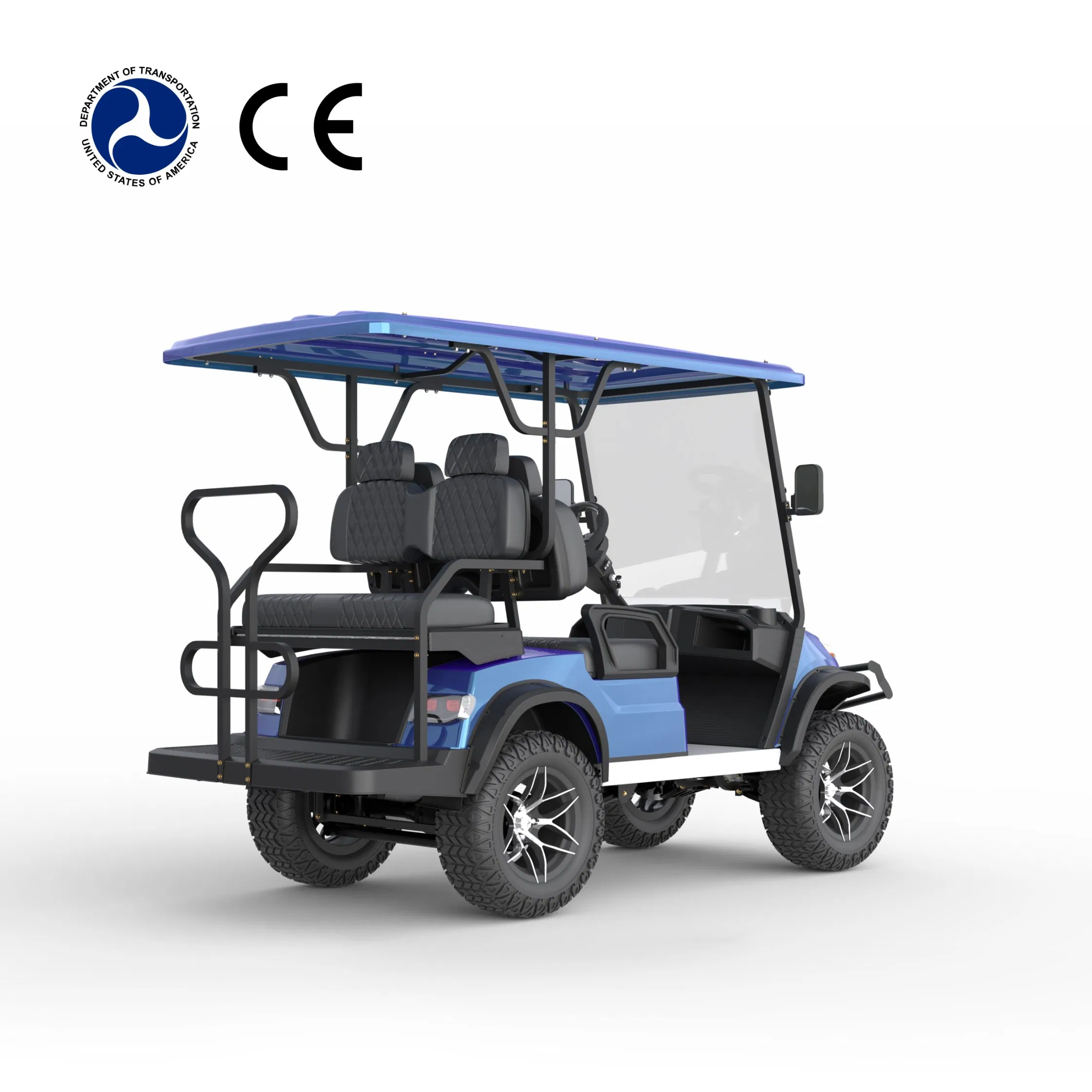 Hunting Electric Electric Golf Cart Sale Australia Custom Side Boxes Follow Me EV Golf Cart Fast Delivery Ambulance Lvtong Golf Cart