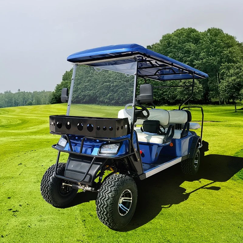 Camping Ground Marine Resort 6 Seater off-Road Golf Carts Electric Golf Cart