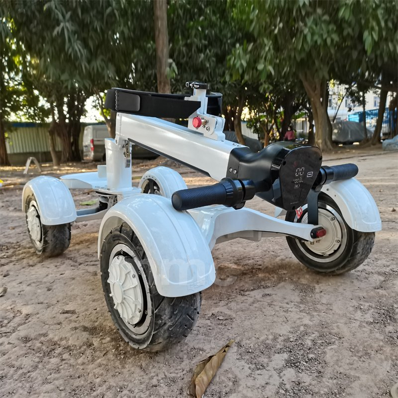 2024 Top Sale Foldable Electric 4 Wheel Golf Scooter with Golf Bag Holder 2000W Motor Electric Golf Carts