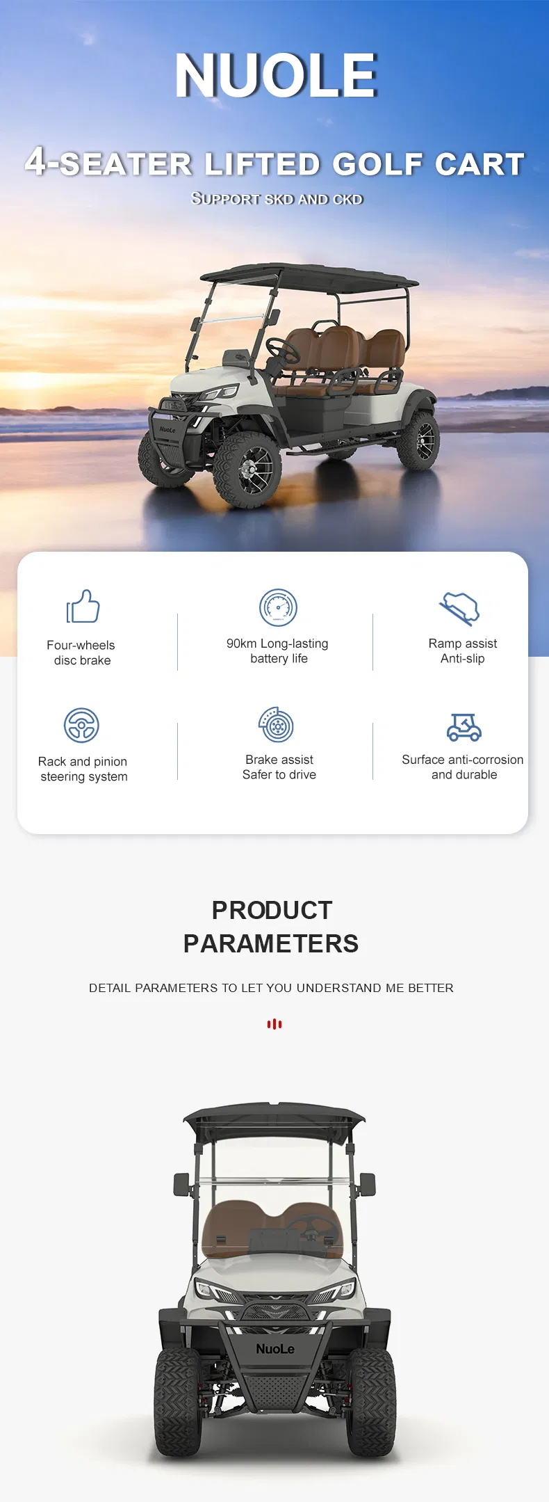 Gas Golf Cart Detail 1