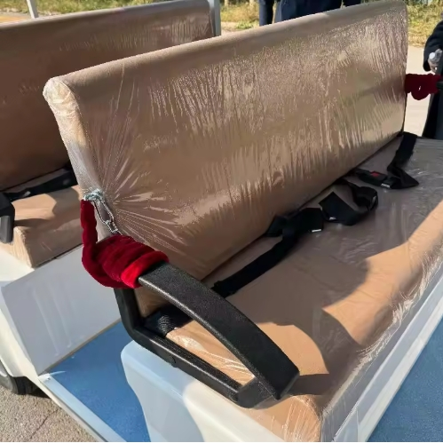 off-Road Golf Cart with Lifted Chassis - All-Terrain for Mountain Resorts &amp; Campsites