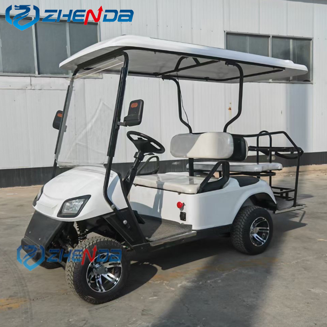 Famous Brands Steel Frame Resort Car Golf Electric Buggy Electric Long Range Golf Cart Club Cart Scooter
