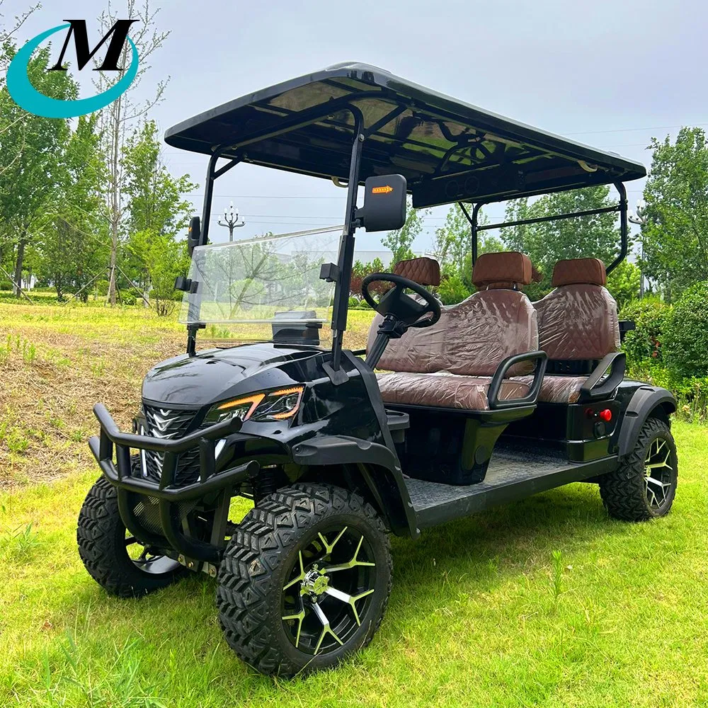 Electric 4 Seater for Hotel Airport with Folded Seat Golf Cart
