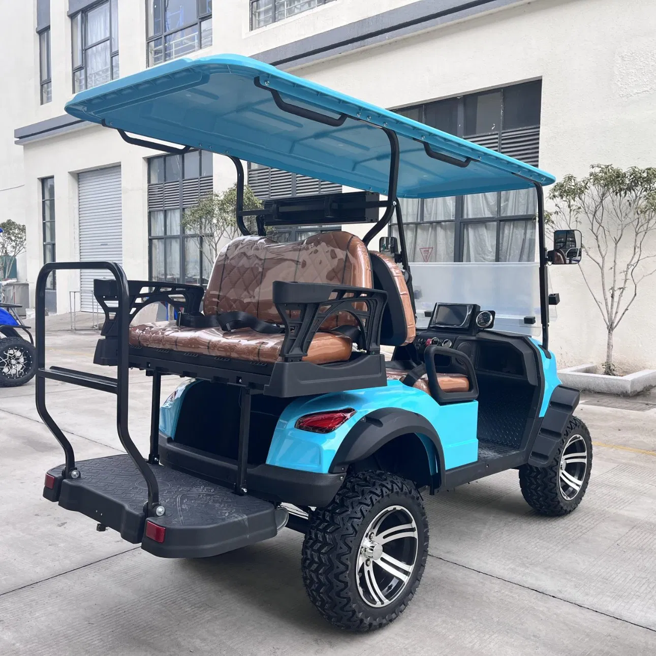 OEM Multimedia Stereo Carts Street Legal Lifted 300cc Gas Power Golf Cart