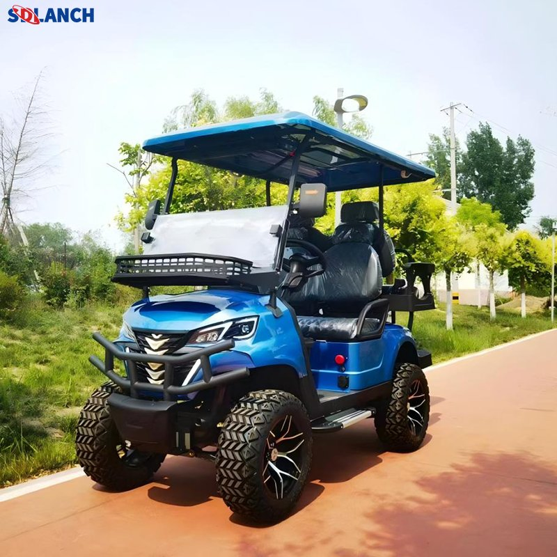 Electric Buggy Car Hunting Club Utility Trolley Course Factory 4 Seat Sightseeing Bus Club Electric Golf Buggy Hunting Cart with CE/EPA