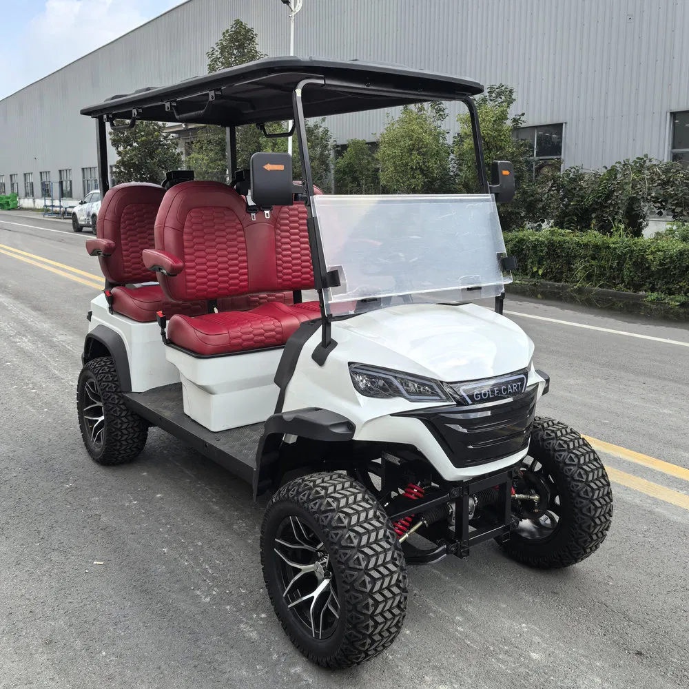 Multifunctional 3040X1300X2150mm 4 Seater Professional Golf Electric Cart for Resort Campsites
