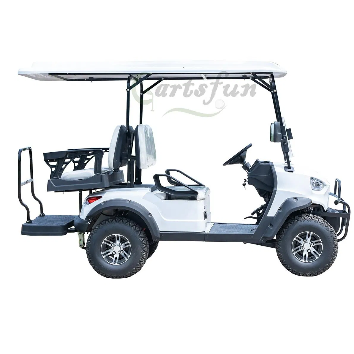 2023 Factory Outlet 2 4 6 8 Person Seat Lithium Battery Folding Electric Golf Carts