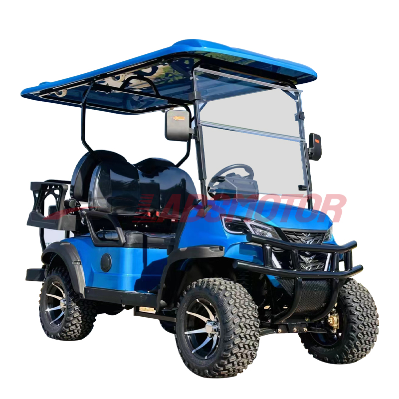 2024 Gas Golf Cart Electric 2+2 4 Seater Cheap Gas Powered Golf Carts
