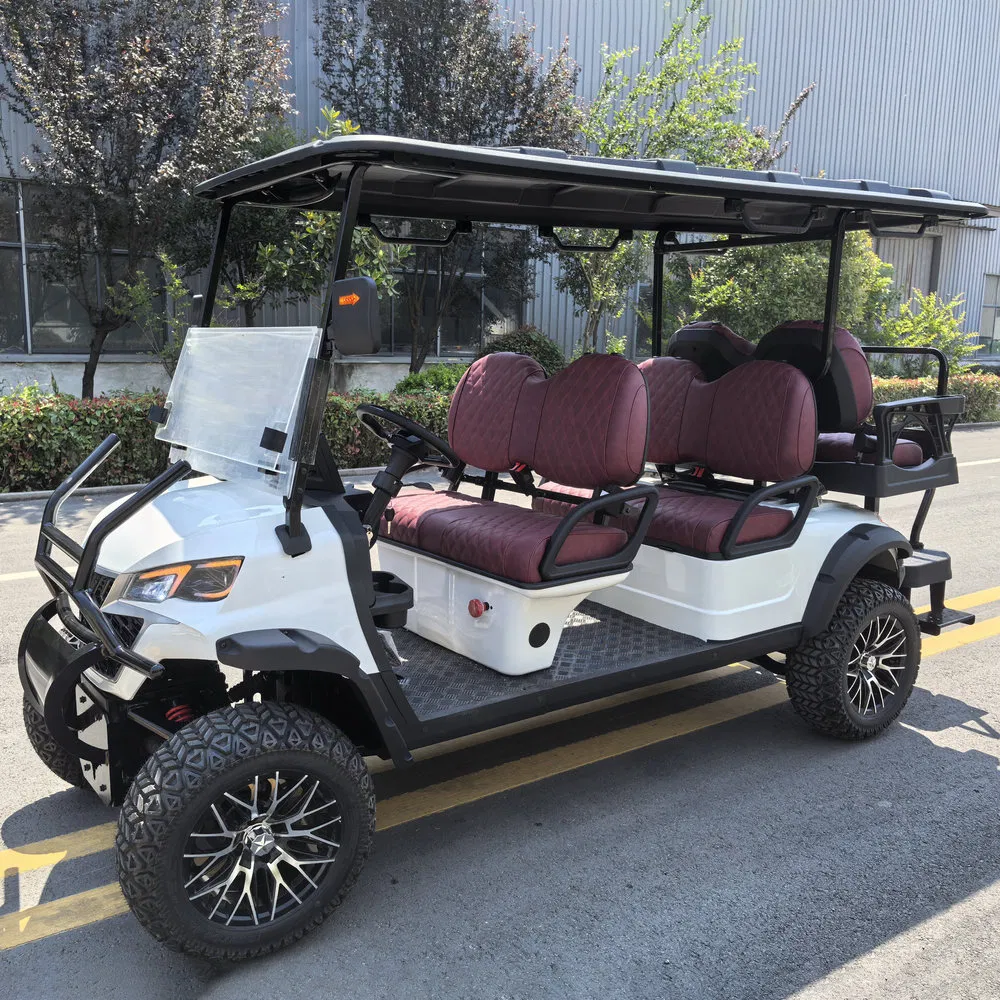 Multifunctional 3040X1300X2150mm 4 Seater Professional Golf Electric Cart for Resort Campsites