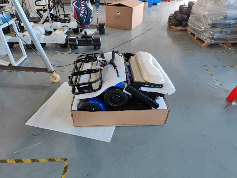 2 Seater Foldable 4 Wheel Golf Skateboard Scooter Golf Electric Scooter Golf Cart