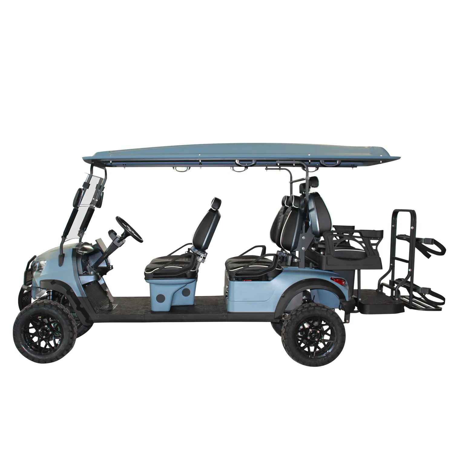 Custom Factory 4+2 Seat Golf Cart Electric Golf Buggy Hunting Car