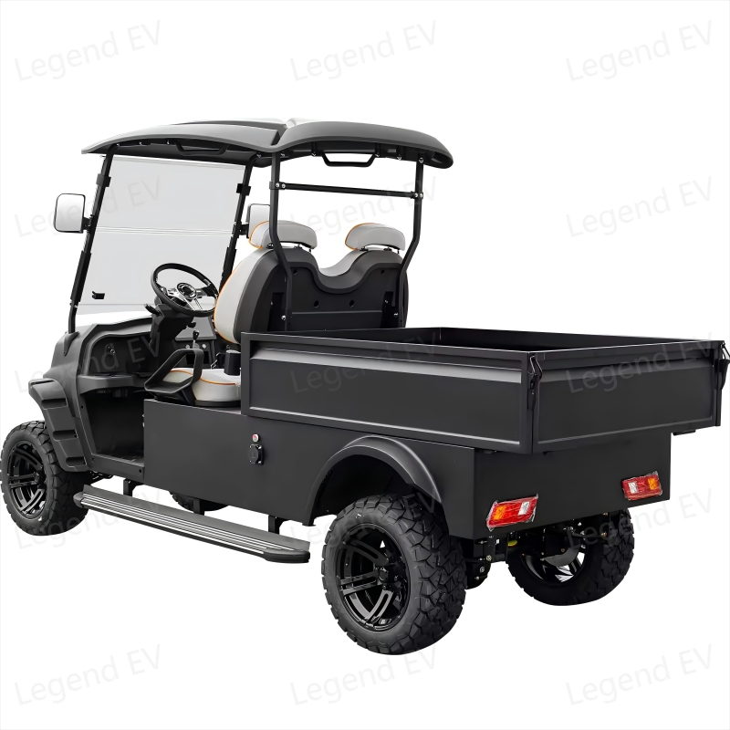 2025 Economic Farm All-Terrain Tyre Electric Buggy Hunting Utility Vehicle Golf Cart with Bed Cargo Box